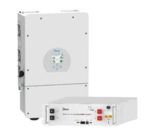 Комплект резервного живлення на 6 кВт, Deye SUN-6кВт + Акумулятор DEYE SE-G5.1 Pro-B 100A LiFePo4, 5,12 кВт*год 2371161171 фото